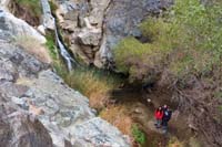 14-looking_down_at_Darwin_Falls_and_family_with_friend_Nardia