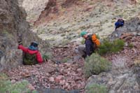 37-Ed,Jim,Luba_carefully_descending_loose_rock_field