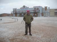 07-I'm_dressed_for_the_occasion-wearing_the_pink_hat_my_Mom_knitted