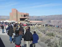 01-1230_pm-very_busy_Eagle_Point-1.5_to_2_hour_wait_to_get_on_Skywalk-lines_out_door_to_buy_ticket