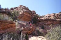 62-group_entering_Covington_Canyon-surprisingly_lots_of_brush-from_Luba