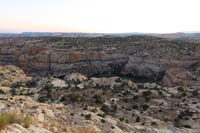 50-Calf_Creeks_Falls_hike_scenery_from_overlookon_Utah_Hwy_12_near_sunset