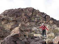 74-Justine_and_Brian_on_the_way_down_from_peak