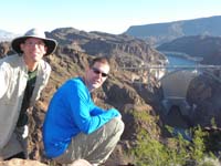 16-me_and_Courtney_on_Peak_1940_with_Hoover_Dam_in_background