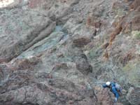 56-oops-canyon_2_down_there,but_how_to_get_down-Ed_checking_out_bad_route
