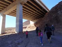 05-Kenny's_picture-group_walking_under_a_bridge_leading_to_Hoover_Dam_bypass_bridge