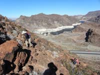 15-Kenny_with_scenic_views_in_background-part_of_Hoover_Dam_visible