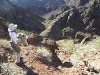 06-Bella_and_James_looking_back_to_Gold_Strike_Canyon-up_about_350_ft_in_.1_miles-about_60_percent_grade