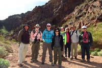 03-group_at_Gold_Strike_trailhead-Daddy,Jim,Veronica,Sarah,Kenny,Loretta,John,David