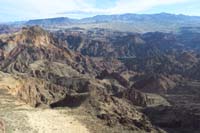 09-amazing_Black_Canyon_terrain-Moonscape_Canyon_below-Lizardhead_Peak_to_left