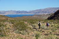50-Ed_and_Luba_heading_towards_road,scenic_view_of_Lake_Mead