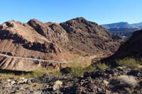 09-first_view_of_BOR_secured_road_to_base_of_Hoover_Dam,bypass_brdige,and_dam