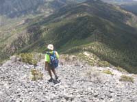 41-Harlan_leads_us_down_steep_grades_down_loosed_rock