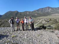 02-group_at_beginning_of_hike-me,Jim_Morehouse,Luba_Leef,Ed_Forkos,Brett_Sapowith