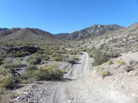 03-continuing_along_dirt_road-peak_in_distance-we'll_drive_as_far_as_the_road_allows