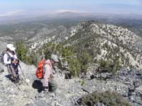 53-heading_down_the_direct_steep_route_to_Macks_Canyon,go_to_ridge_below_and_then_left
