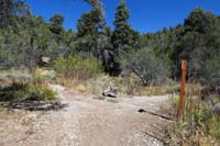 27-HikeaBike_TH,trail_to_R,L_is_connector_to_Robbers_Roost_parking,behind_to_Telephone_Cyn_Rd