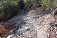 68-washed_out_section_that_has_been_worn_down_by_mountain_bikers_on_Hike-a-Bike_Trail