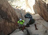 06-Roy_and_Larry_heading_up_chute