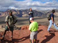 12-Roy_Walter_Larry_Colin-_top_of_Red_Cap_Peak