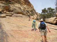 038-Chris_Erika_Jim_heading_up_colorful_slab