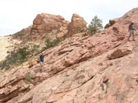 110-Jim_Erika_Ali_traversing_the_sandstone