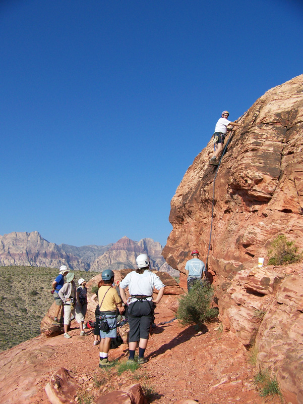 Rappelling