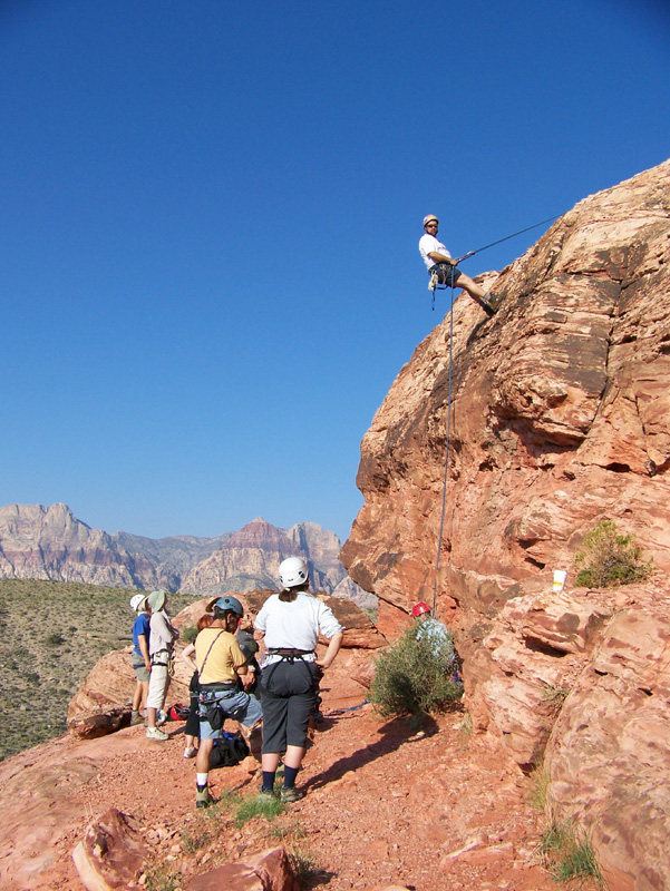 Rappelling