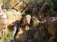 02-Dave_Luttman_and_I_climbing_the_rocks