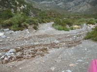 06-water_from_previous_rain_in_main_wash_on_Rocky_Gap_road