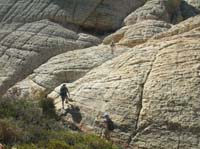 35-final_push_up_crossbedded_sandstone-Harlan_Eric_and_Jen