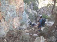 53-climbing_down_on_the_way_to_Hidden_Peak