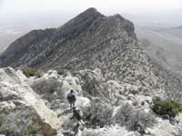 058-Ed_and_Luba_climbing_down_to_next_peak-windy_again_and_chilly