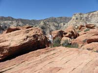 22-Mike_on_Mescalito_Peak-looking_back_to_where_we_came