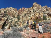 04-group_heading_towards_White_Pinnacle_Canyon-our_down_route-although_we_turn_to_right
