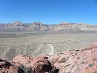 11-views_of_Wilson_Cliffs_and_Calico_I_parking_area-note_the_Pink_vehicle