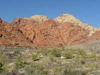 01-Calico_Tanks_Peak_to_right-follow_drainage_with_vegetation_from_peak_down_to_left,then_straight_down