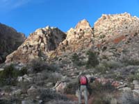 02-Courtney_heading_towards_Juniper_Canyon