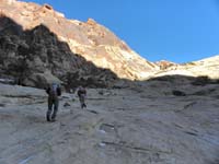 09-Mark_and_Courtney_hiking_up_the_steep_slab