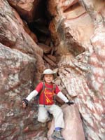 30-another_tough_down_climb-he_got_scared_for_no_reason,Daddy_was_holding_him