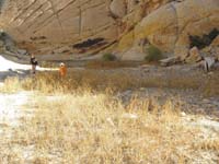 07-Kenny_walking_through_dry_tank-last_time_we_visited_there_was_lots_of_water