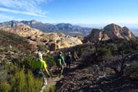 13-group_on_trail_heading_to_Bridge_Mt
