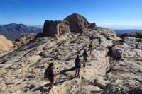 18-group_hiking_along_sandstone_to_Bridge_Mt