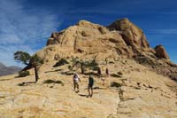 66-looking_back_at_group_with_Bridge_Mt_in_background