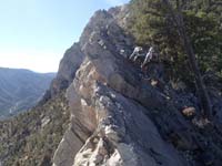 29-me_and_Laszlo_traversing_the_sloped_part_of_knife-edge-from_Greg