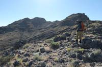 02-Ed_leading_the_way_following_a_ridge_to_the_south