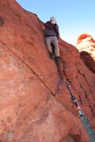 26-Ali_scrambling_down_an_exposed_part_other_have_done_already