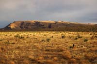 18-sunset_view_of_desert_and_Blue_Diamond_Hill