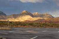 19-view_from_Pine_Creek_parking_lot-sunset_glow_on_Turtlehead_and_Damsel_Peaks