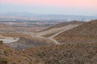 67-sunset_view_of_mine,downtown_Las_Vegas,northern_portion_of_The_Strip